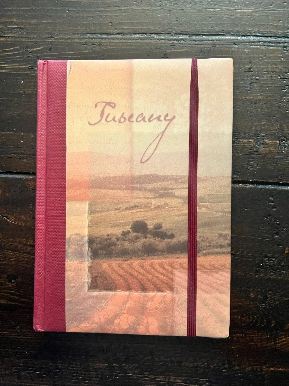 Tuscany Hardcover Journal - Rose Wine Accents (Cedco Publishing)
